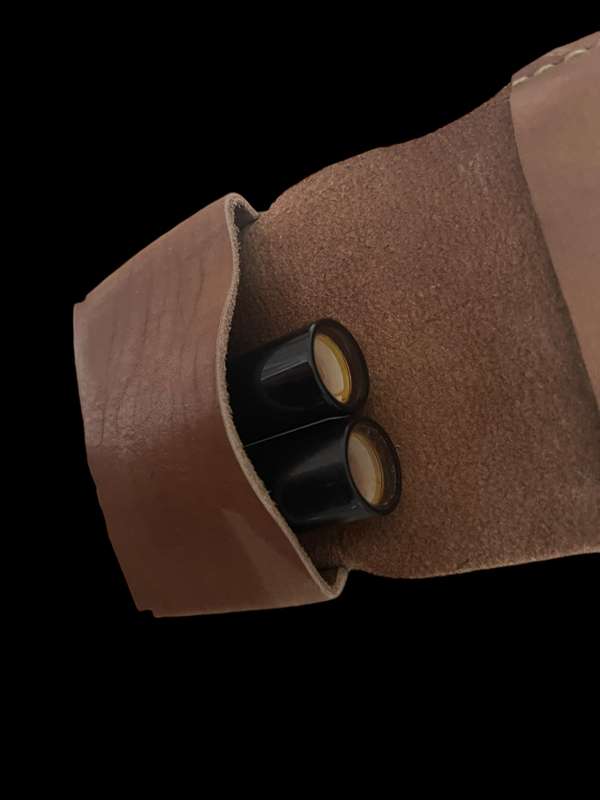 Make up pouch leather