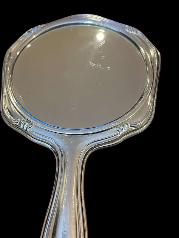 Brush mirror dresser set