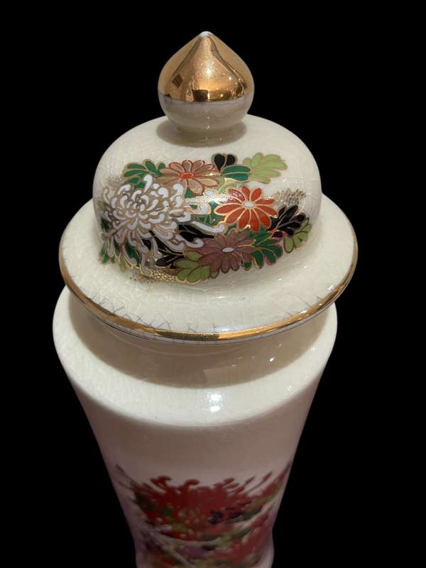 Holder/jar lidded Imari