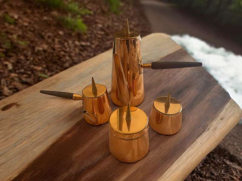 Coffee set Talisman copper
