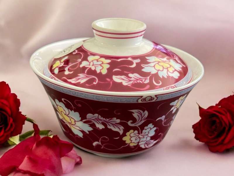 Bowl lidded Oriental