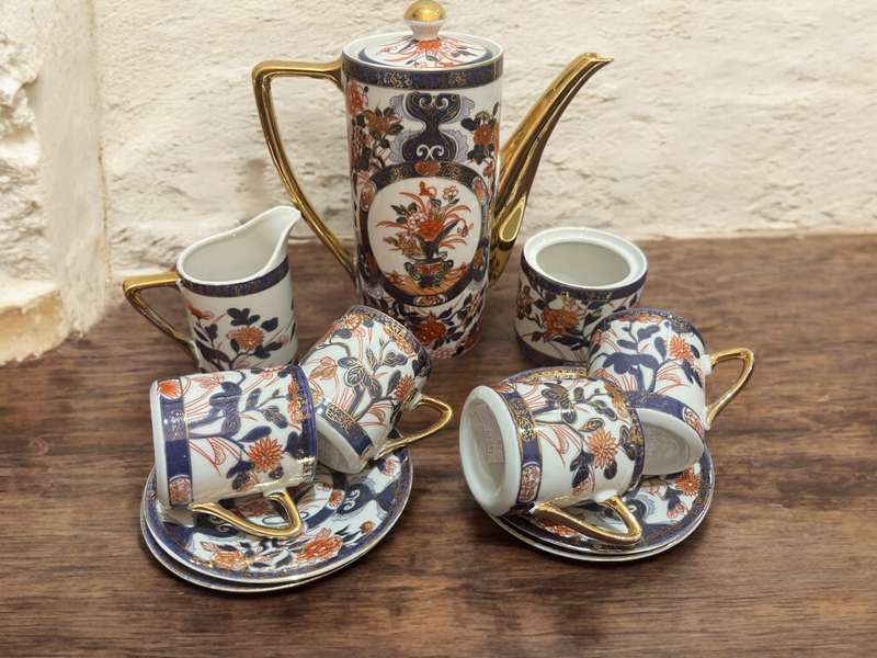 Coffee set espresso/demitasse Oriental