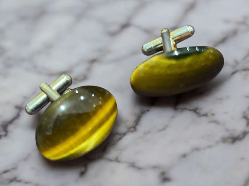 Cufflinks Tigers eye