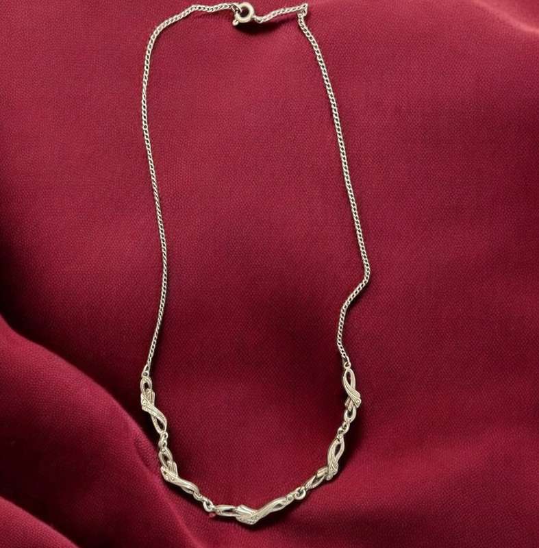 Necklace  marcasite silver