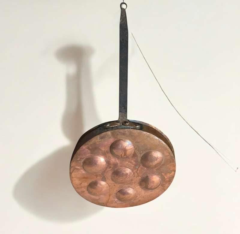 Pan copper antique
