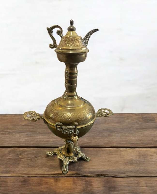 Ornament samovar brass