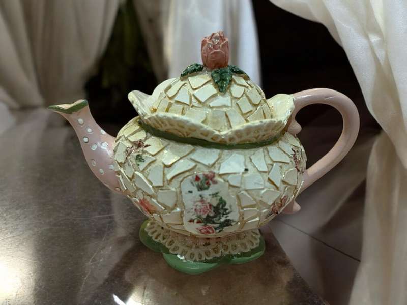 Ornament teapot miniature