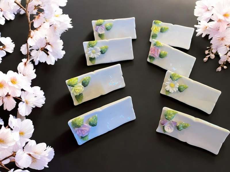 Name place holders x8 Fine Bone China