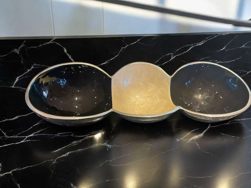 Snack bowl enamelled each