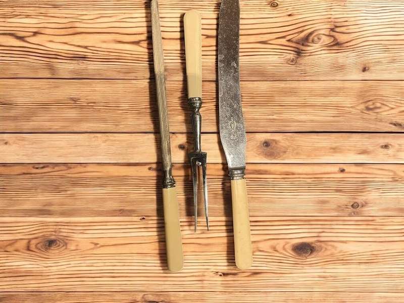 Carving set bone handled(NR6)