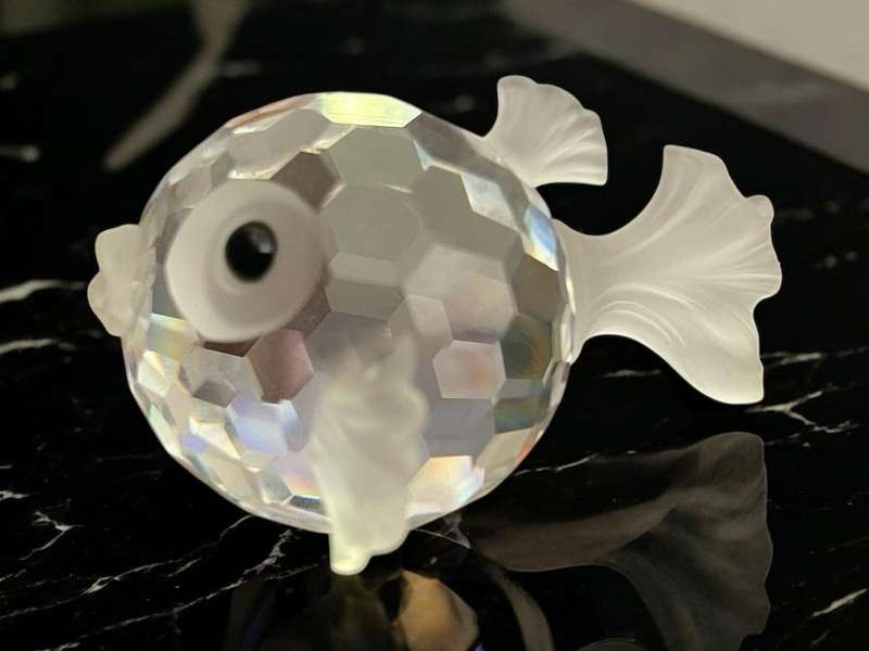 Ornament Swarovski Blow fish large