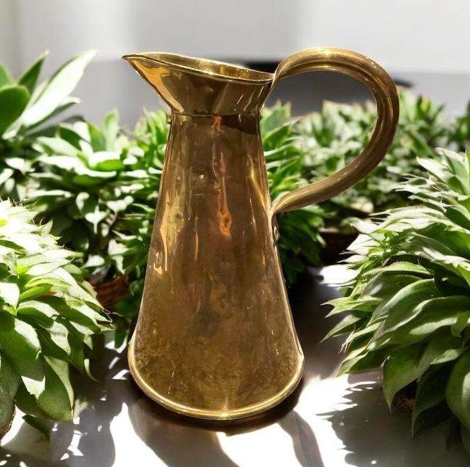 Jug/pitcher brass antique