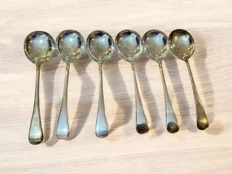 Soup spoons x6(NR12)