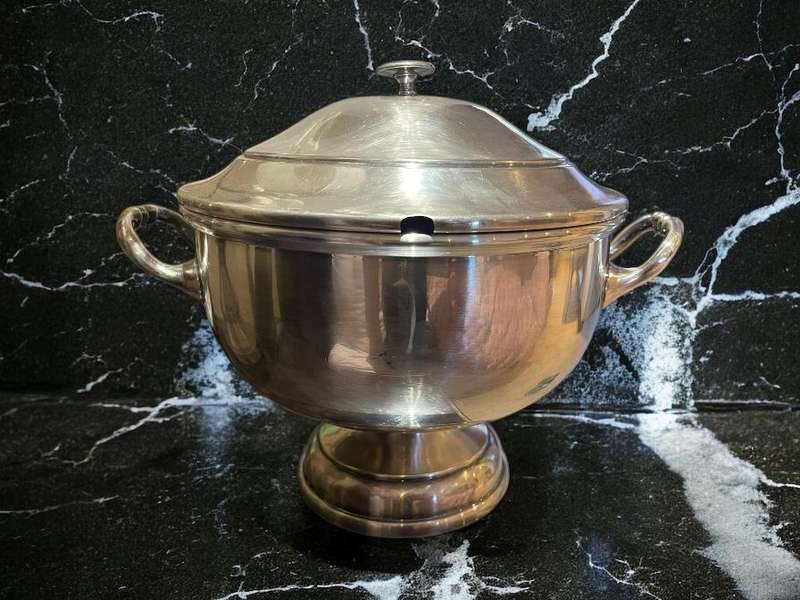 Soup tureen silver plated(NR3)