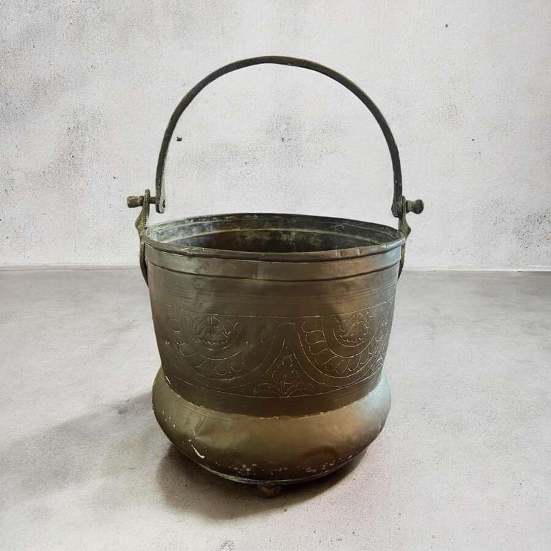Coal scuttle Turkish brass