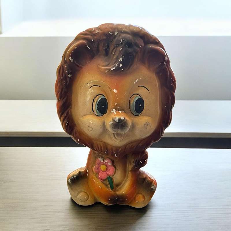 Moneybox vintage/antique bisque