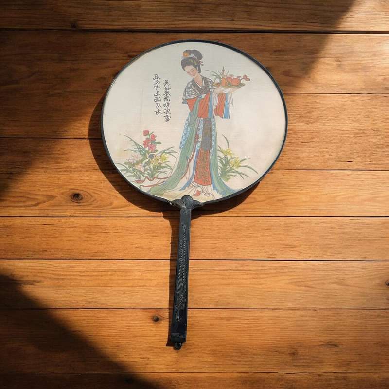 Hand held fan Oriental