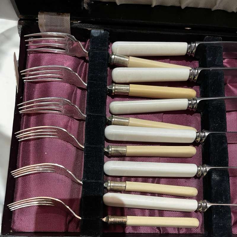 Cutlery forks knives canteen