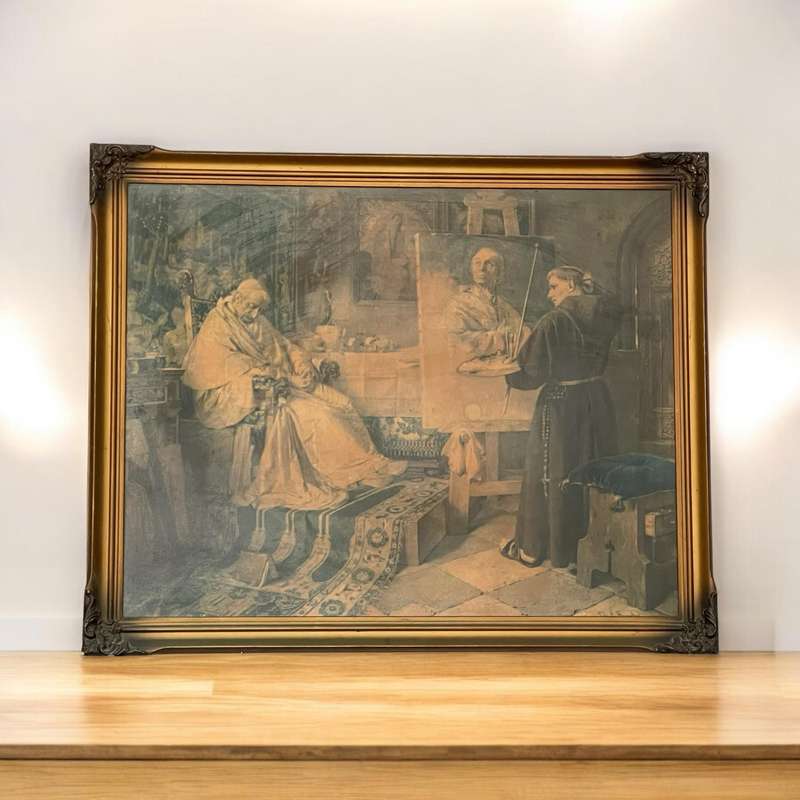 Framed print vintage
