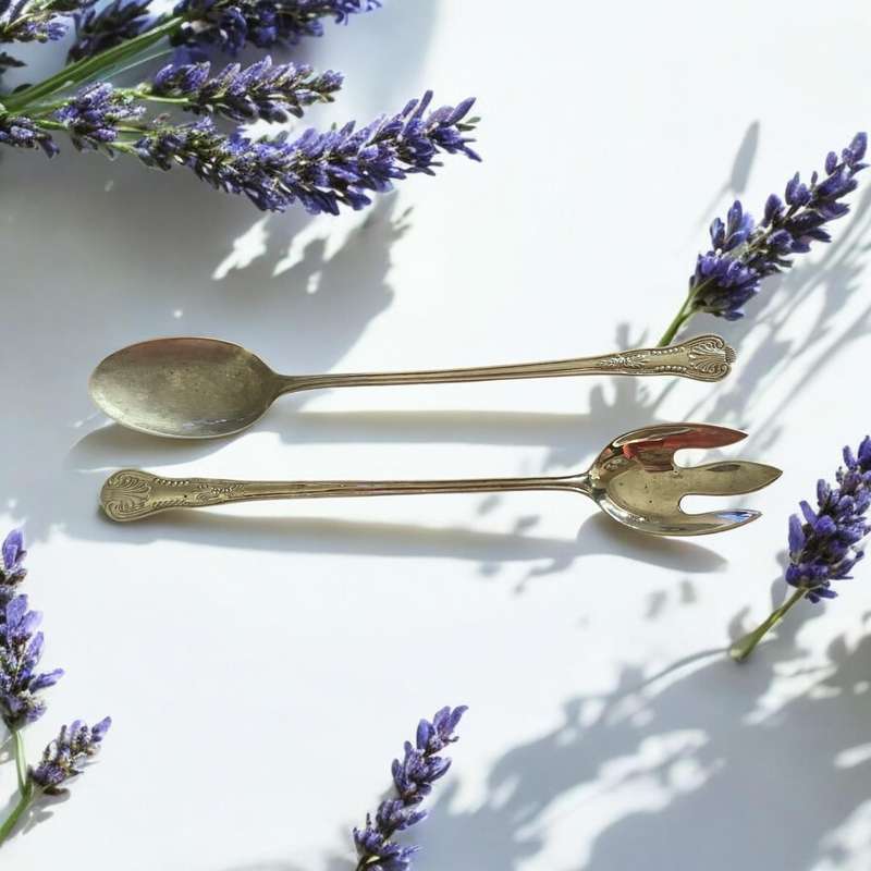 Salad servers Kings pattern(NR24)