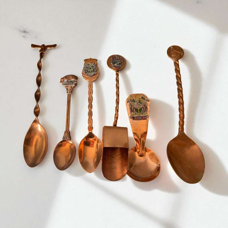 Cutlery lot copper