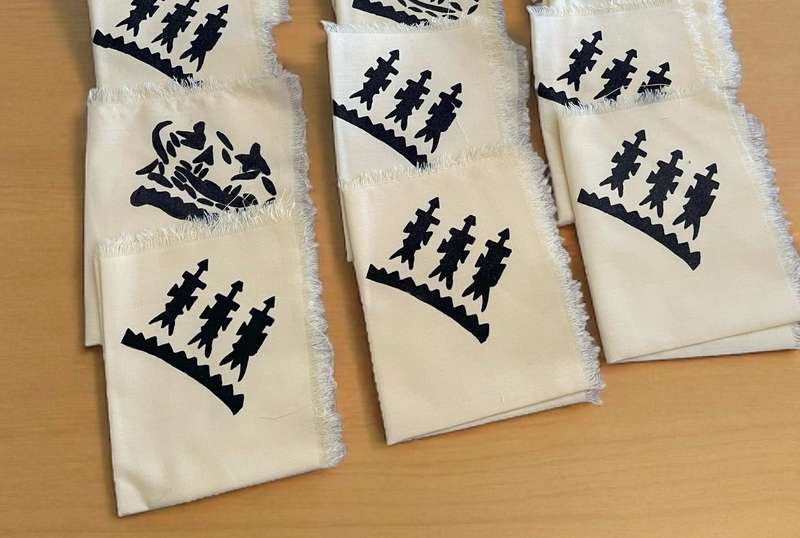Napkins African themed x6