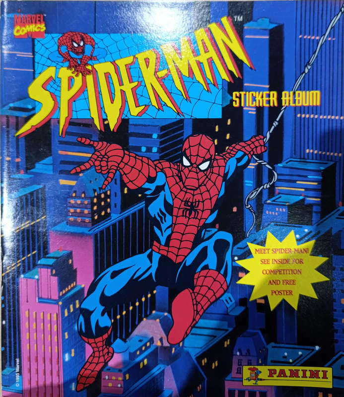 Panini Spider-man Sticker Album plus 50 Sticker Packs