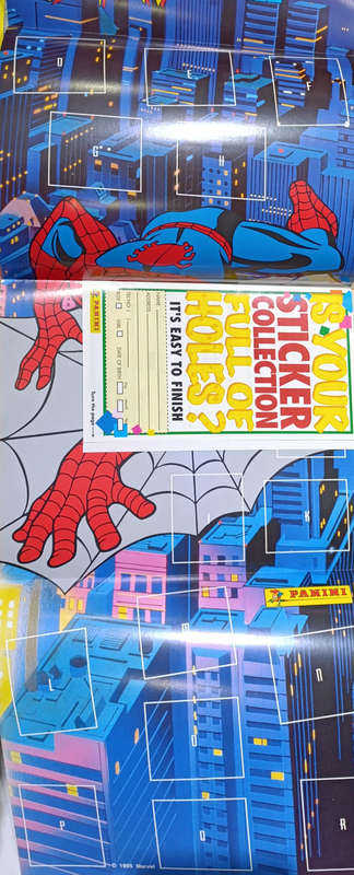 Panini Spider-man Sticker Album plus 50 Sticker Packs