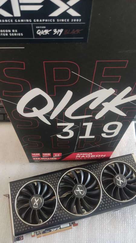 12GB RX 6700 XT - XFX QICK319 Black