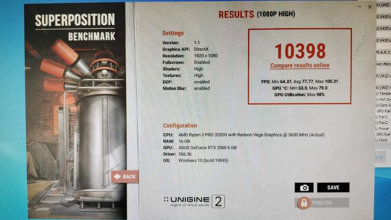 RTX 2060 6GB - Asus TUF