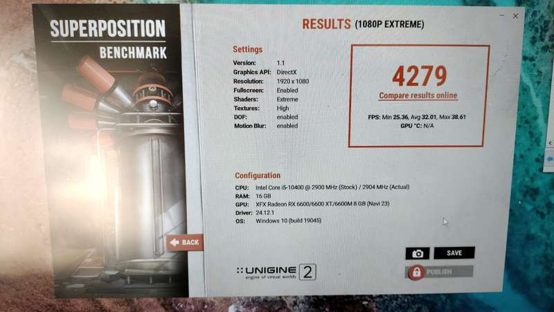 RX 6600 8GB - XFX SWFT210