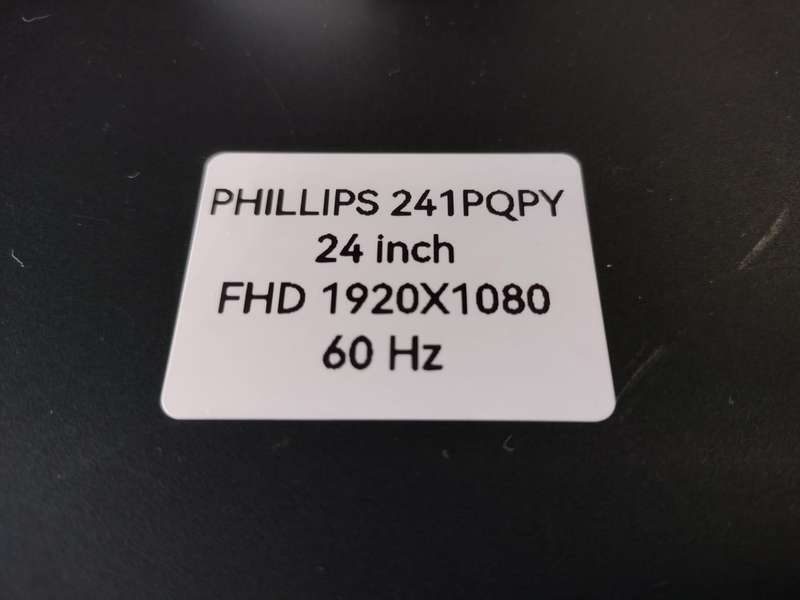 Philips Brilliance 241P4QPYEB MVA 24" Full HD Monitor (Black)