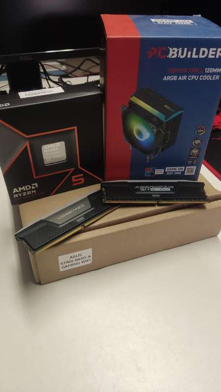AM5 Upgrade kit - Ryzen 5 9600X / 32GB DDR5 / STRIX B650 / ARGB CPU Cooler