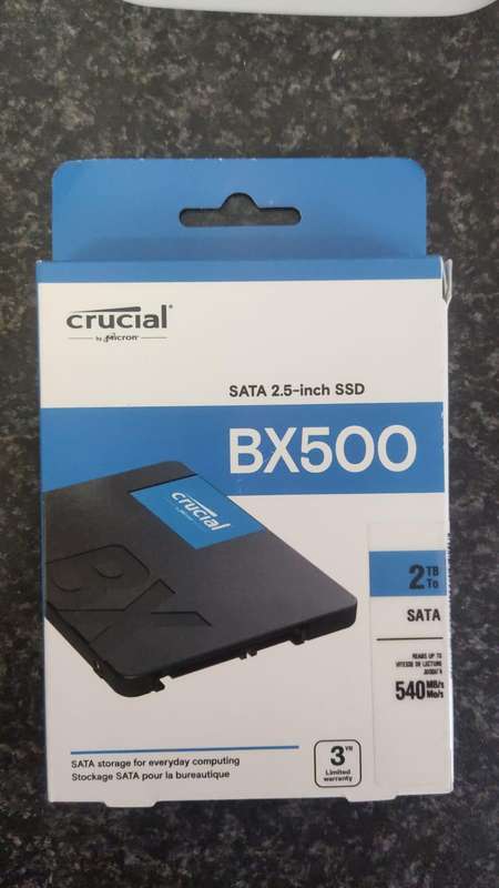 2TB SSD - 2.5" SATA - Crucial BX500