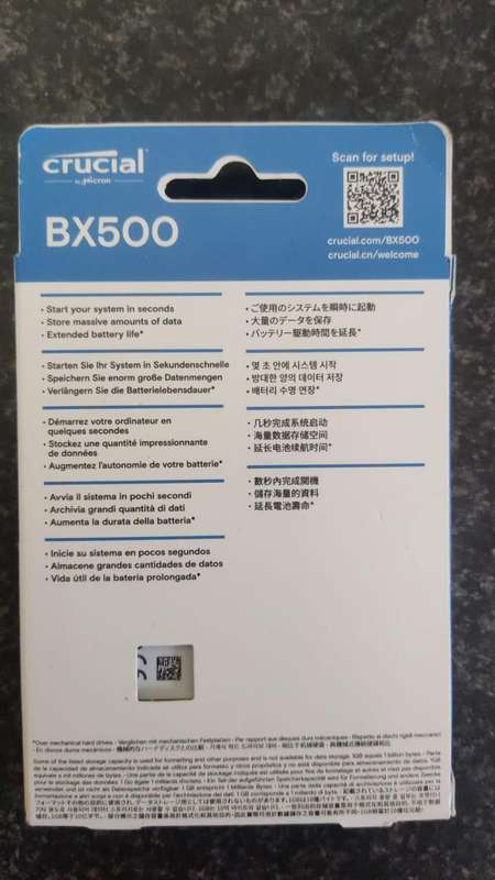 2TB SSD - 2.5" SATA - Crucial BX500