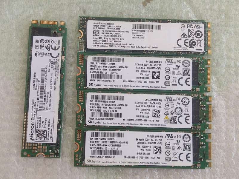 512GB M.2 Drives