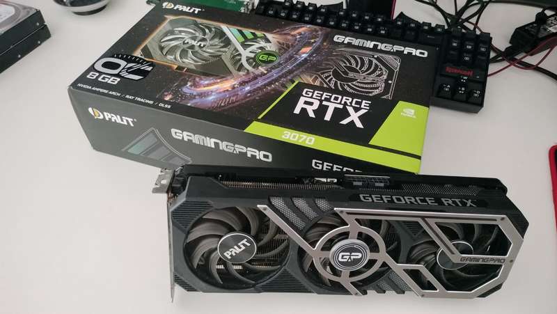 RTX 3070 8GB - Palit GamingPro