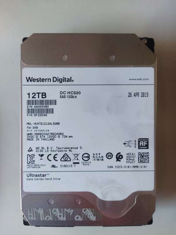 12TB Server Hard Drives - SAS 12Gbps