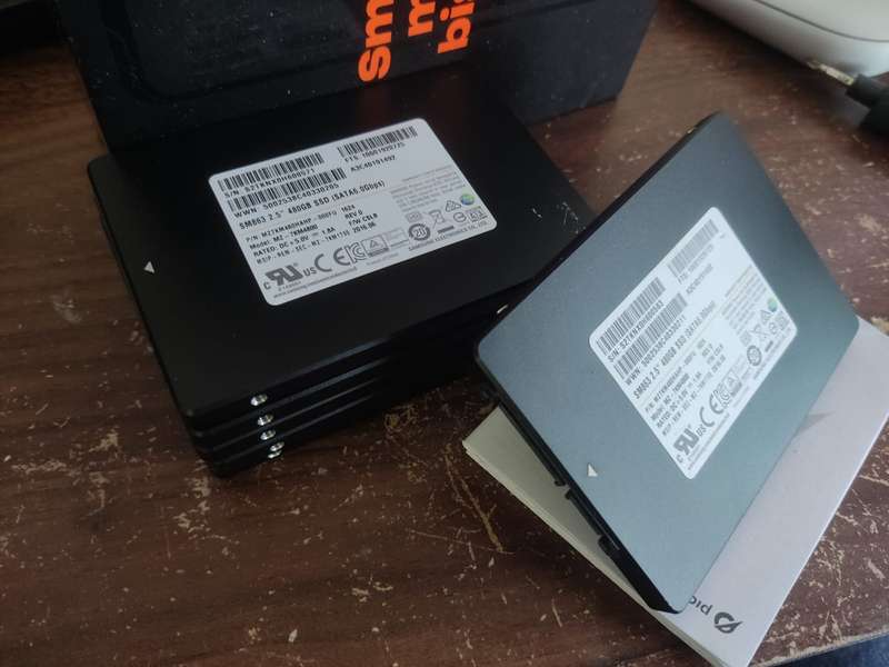500GB SSD 2.5" - Samsung SM863 (480GB)