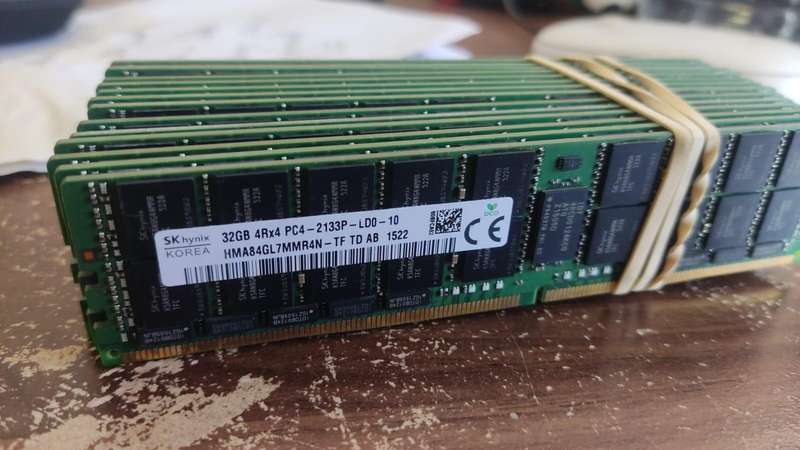 32GB Server RAM DDR4 - SkHynix 4Rx4 PC4 - 2133P - LD0 - 10