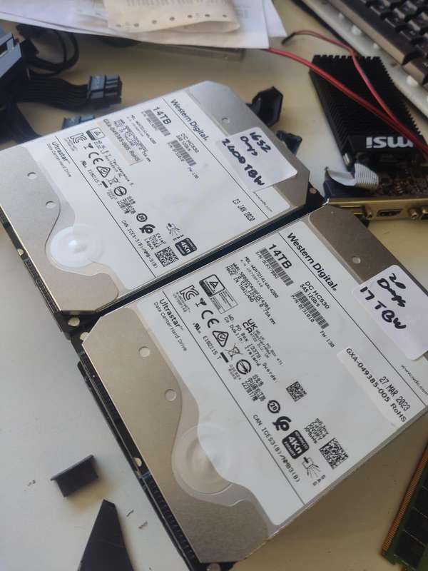 14TB Server Hard Drives -  WD DCHC530 - SAS 12Gbps