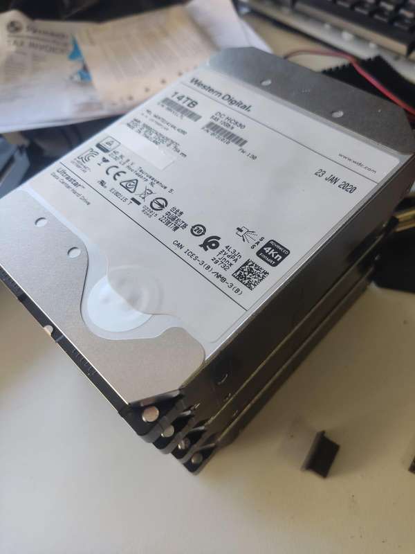 14TB Server Hard Drives -  WD DCHC530 - SAS 12Gbps