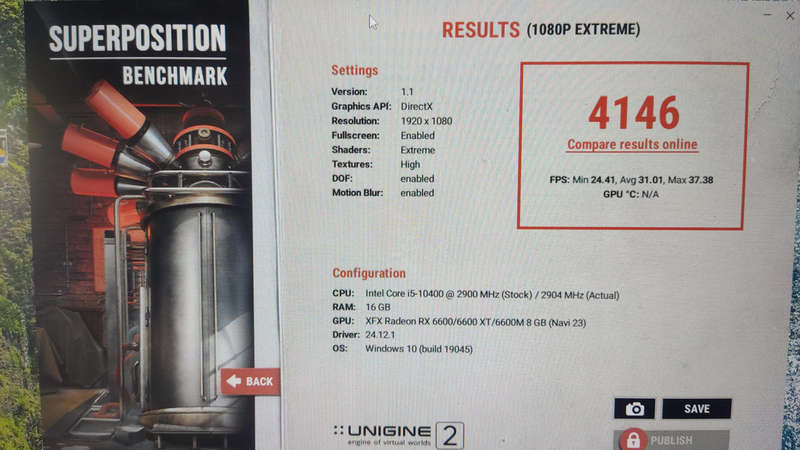 RX 6600 8GB - XFX SWFT210
