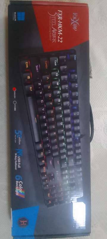 Foxxray Steel Armor Mechanical Gaming Keyboard (Wired)