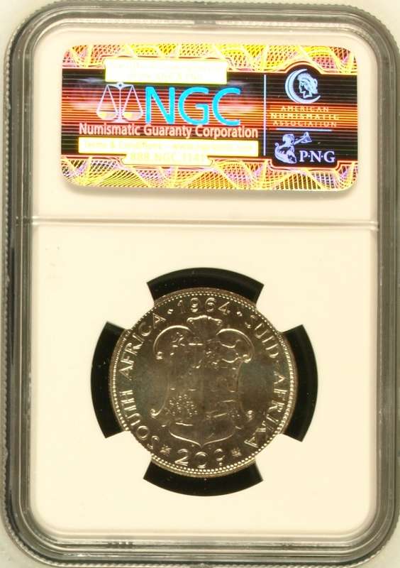1964 RSA 20 cent NGC PF67 - only 3 better at NGC