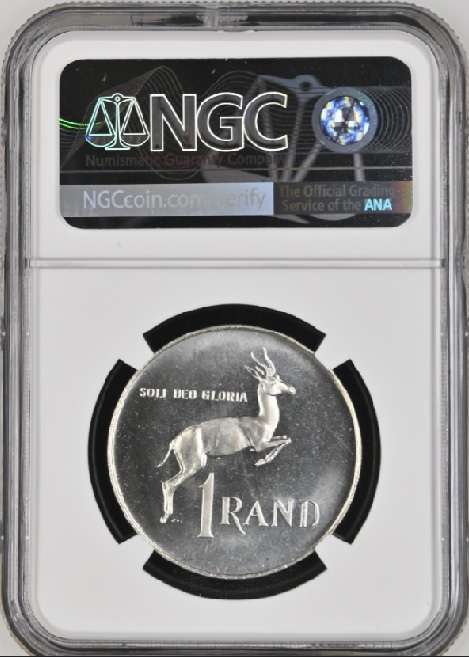 1975 RSA proof silver R1  NGC PF66 - only 6 better at NGC
