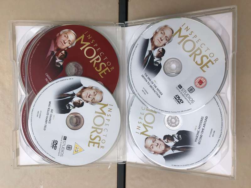 Inspector Morse, Complete TV Series (33 episodes + 3 documentaries)