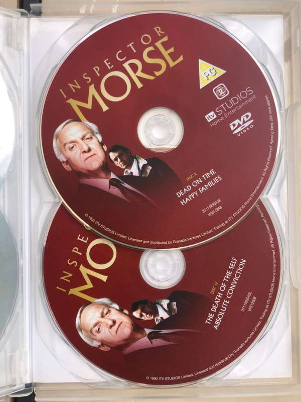 Inspector Morse, Complete TV Series (33 episodes + 3 documentaries)