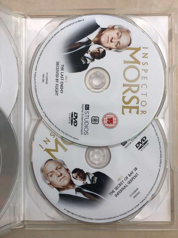 Inspector Morse, Complete TV Series (33 episodes + 3 documentaries)