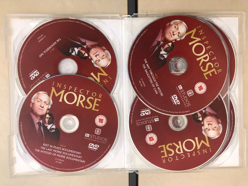 Inspector Morse, Complete TV Series (33 episodes + 3 documentaries)
